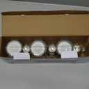 Lepro Non-Dimmable GU10 LED Light Bulbs, 5000K Daylight White GU10 Bulb Replacement for Recessed Track Lighting, 4W LED Bulbs with 100Flood Beam for Kitchen, Range Hood, Living Room, Bedroom, 6 Pack