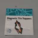 Learn & Grow Magnetic Tiles Road Expansion Pack - 40PCs Road Toppers Set for Cars, STEM Learning & Building Toy - Magnetic Tile Accessories for Kids 3+, Toddler - Add Car Roads to Any Magnet Tiles Set