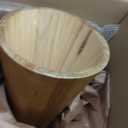 Wood Side Table, Rustic Drink Table, Round Coffee Table for Living Room, Bedroom, Balcony, 16 inch