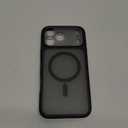 TOCOL for iPhone 17 Pro Max Case, Compatible with Magsafe, Full Camera Protection, Built-in Magnetic Ring, Translucent Matte Phone Case for iPhone 17 Pro Max 6.9 inch (Black)