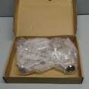 Bar Foot Rail Brackets Stainless Steel 316 Grade Bar and Floor Mount Combination Bracket, Fits 2 Inches/ 5.08 cm Od Bars Foot Rail Tubing Mat Finish with Screws and Hex Keys(Silver,2 Pack)