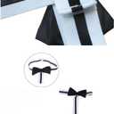 Men's Mankini bow tie Sling Briefs Sexy Cosplay Hollow Out Swimsuit Swimwear G-string SM Thong Halloween Cosplay (Black)
