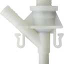 2 x Upgraded 385311641 RV Toilet Water Valve Kit and 385311658 Flush Ball Seal Replacement for 300 310 320 RV Toilets Pedal Flush Marine Toilet for Camper