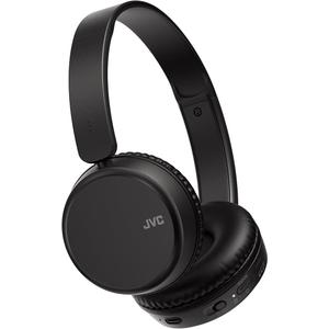 JVC Deep Bass Wireless Headphones, Bluetooth 5.2, Built-in EQ (Bass/Clear/Normal), Multi-Point Connection, Voice Assistant Compatible, 35 Hour Battery Life - HAS36WB (Black) (Small)