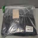 Okiwam Women's Spring Summer Dresses 2025 Casual Short Sleeve V-Neck T-Shirt Mini Vacation Sun Dresses with Pockets (Black, XL)