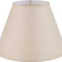 Aspen Creative 32092A Transitional Empire Shape Spider Construction Lamp Shade in Medium Brown, 9" Top x 18" Bottom x 13" Slant Height