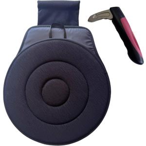 Car Swivel Seat & Door Handle for Elderly Pack - Handle Assist & Seat Cushion Pack - Mobility Aids - 360 Rotating - Support - Senior Essentials Elderly