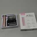 4.8IN Longer Electric Foot Callus Remover with 80pcs Sandpaper Discs, Professional Aluminum Callus Remover for Feet, Stepless Speed Control Pedicure Tools for Dead Skin (Pink)