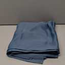 NICETOWN Window Curtains for Bedroom, Smoky Blue, 2 Panels, W42 x L48 -Inch, Home Decoration Thermal Insulated Rod Pocket Blackout Blinds & Drapes for Small Windows