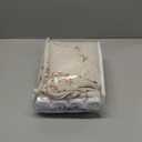 Pastoral Rectangle Tablecloth - 60 x 84 Inch - Beige Linen Table Cloth - Washable Table Cover with Dust-Proof Wrinkle Resistant for Restaurant, Picnic, Bistro, Indoor and Outdoor Dining, Gardenia