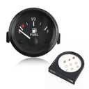 2" 12V Fuel Gauge Kit with Nut/Bracket,240-33 Ohm Boat Fuel Gauge with E-1/2-F Pointer Dash for Indicating Tank Fuels Levels,White Light Fuels Level Gauges for Car Boat