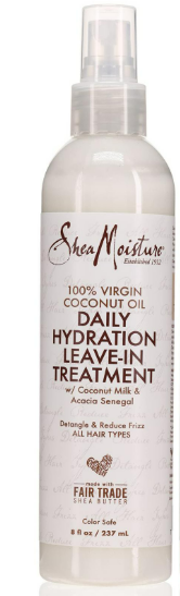 SheaMoisture 100% Virgin Coconut Oil Leave-in Treatment, 8 Ounce