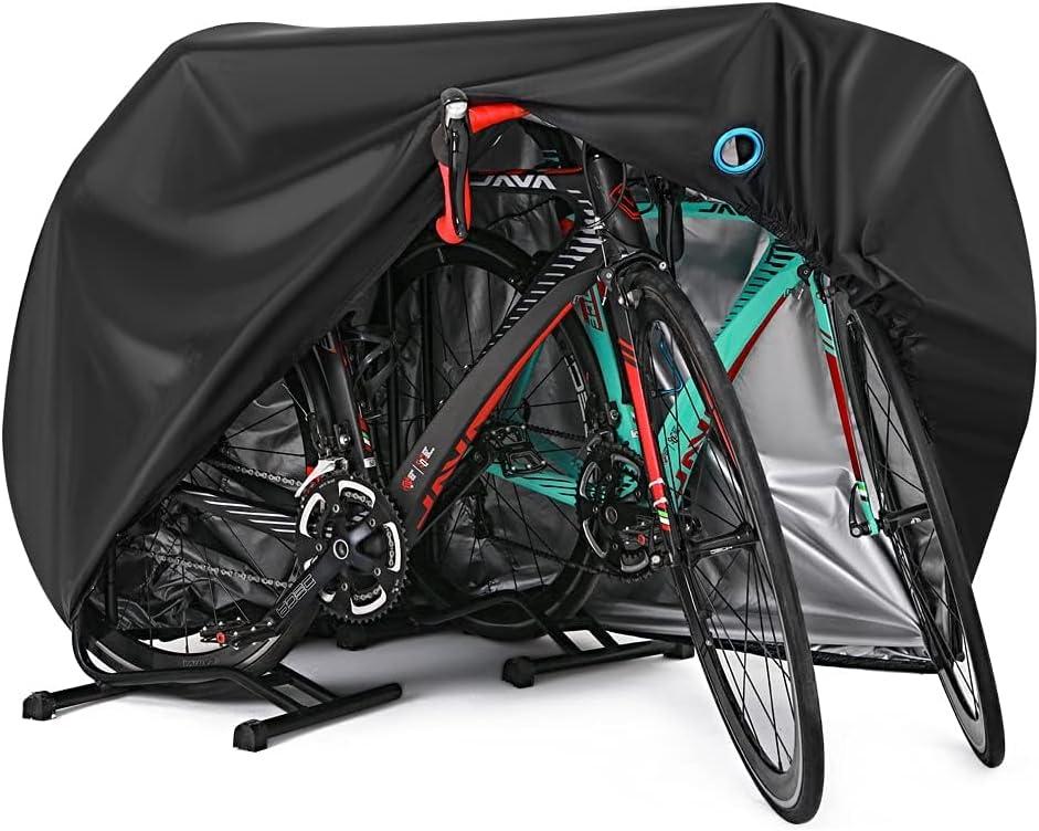 Bike Cover Waterproof Outdoor, Bicycle Cover Outdoor Storage Waterproof Protect from Rain Dust UV for Ebike Electric Bike Mountain Road Bike (XL for 1 Bike)