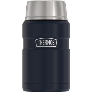THERMOS Stainless King VacuumInsulated Food Jar, 24 Ounce, Midnight Blue