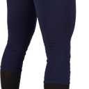 CHAMPRO Women's Tournament Traditional Low-Rise Polyester Softball Pant, Medium, Navy