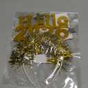 DRESBE Light Up 2026 New Year Headband Gold LED Happy New Year Headbands Party Favors Hair Accessories for Women