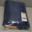 NICETOWN Complete 100% Blackout Curtain Set, Thermal Insulated & Energy Efficiency Window Draperies for Guest Room, Full Shading Panels for Shift Worker and Light Sleepers, Navy Blue, 42W x 84L, 2 Pcs