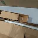 Ivilon Drapery Treatment Window Curtain Rod - Ball Style, 28 to 48 Inch. Color White/Ivory