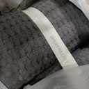 Levtex Home Mills Waffle Full/Queen Quilt Set (88x92in) with 2 Pillow Shams (26x20in) - Charcoal - 100% Cotton Full/Queen Size Quilt Bedding Set - Lightweight, Soft, Pre-Washed