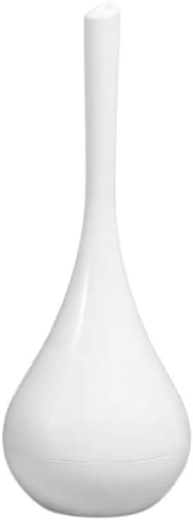 White Bathroom Decor Toilet Brush and Holder Set,Modern Toilet Bowl Brush Household Cleaning Brush for Bathtub