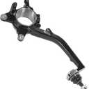 Front Left/Driver Side Steering Knuckle Spindle Compatible with Toyota 4Runner 1996-2002, Sequoia 2001-2003, Tacoma 1995-2004, Tundra 2000-2003 Replaces# 698-151 4320235070 4320235071