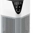 Air Purifiers for Home Large Room up to 1750 Sq Ft, H13 True HEPA Filter Air Purifiers for Bedroom Smoke/Pet Dander/Pollen, 25dB Quiet for Home,Bedroom,Office (Ivory White & Haze Gray)