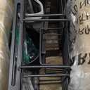 iSPECLE Small Sink Dish Drying Rack, Expandable Compact Rust Resistant Dish Drainer for RV Apartment Kitchen, Dish Rack with Lock Knob, Arms with Non Slip Rubber, 9" W x 12"-16.8" L, Black