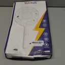 Electric Fly Swatter, Bug Zapper, Mosquito Zapper Racket | Gold Zone Voltage, Densest 3 mm Mesh, Apple-Like Weight - AA Battery Powered (not incl.) - Indoor & Outdoor, Pro Swat Tips, 2 Packs