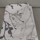 Luvyohmee Tree Branch Printed Curtain Valance, 18 inches Long Window Treatment Valance, Grey Window Valances for Kitchen, Bathroom, Dining Room, Living Room, Bedroom and Kids Room, 2 Panels