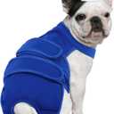 Dog Diapers Female Reusable Washable Period Diaper with Suspender, Adjustable Dog Panties Anti-Harassment, Doggie Diapers for Incontinence, Heat Cycles, or Senior Dogs XS-XL (Blue)