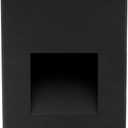 NICOR Lighting STW11203KVBK STW Step Light, 3x5, Black