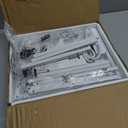 Vagusicc C Shaped End Table for Couch, 33.2'' Extra Tall C Table Adjustable Height Side Table, Small Side Table for Small Spaces, Couch Tables That Slide Under, Tv Tray Table for Living Room, White