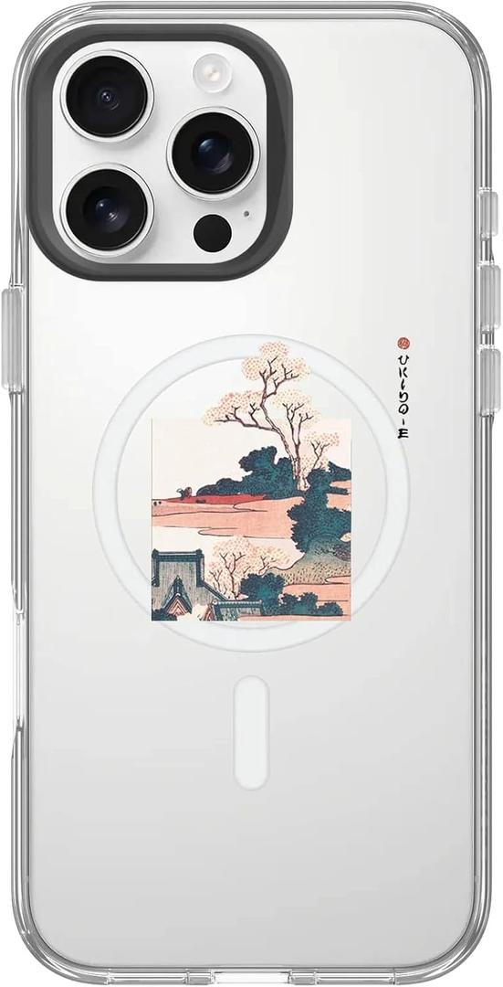 RhinoShield Clear Case Compatible with Magsafe for [iPhone 16 Pro Max] | Superior Magnetic, Advanced Yellowing Resistance, Protective Phone Case, Camera Control Cutout Design - [Arcadia]