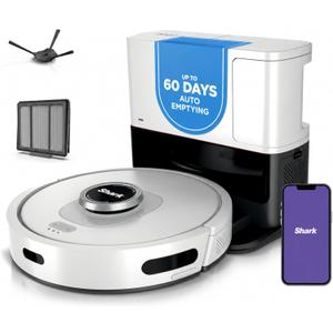 Shark AI Ultra Robot Vacuum, Black/Silver, Carpet and Hard Floors, AV2511AE