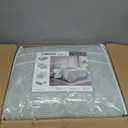 Stratford Park Cotton King Size Comforter Set, Sage Geometric Jacquard Bedding Set, Cozy 6 Piece Bedding Set, Bedskirt, Pillows & Shams, Home Decor