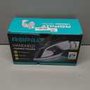 Steamer for Clothes, 1600W 2-in-1 Steamer & Iron with Large Ceramic Plate, Powerful Turbo Steam, Smart Temperature Control, Auto-Off, Wrinkle Remover for All Fabrics (white)