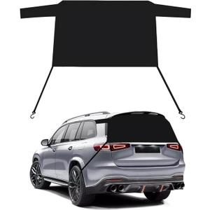 Car Windshield Snow Cover, Waterproof Rear Windshield Protector Ice and Snow Shield, Multi-Purpose Oxford Rear Windscreen Cover Protects Against Frost Water UV Rays