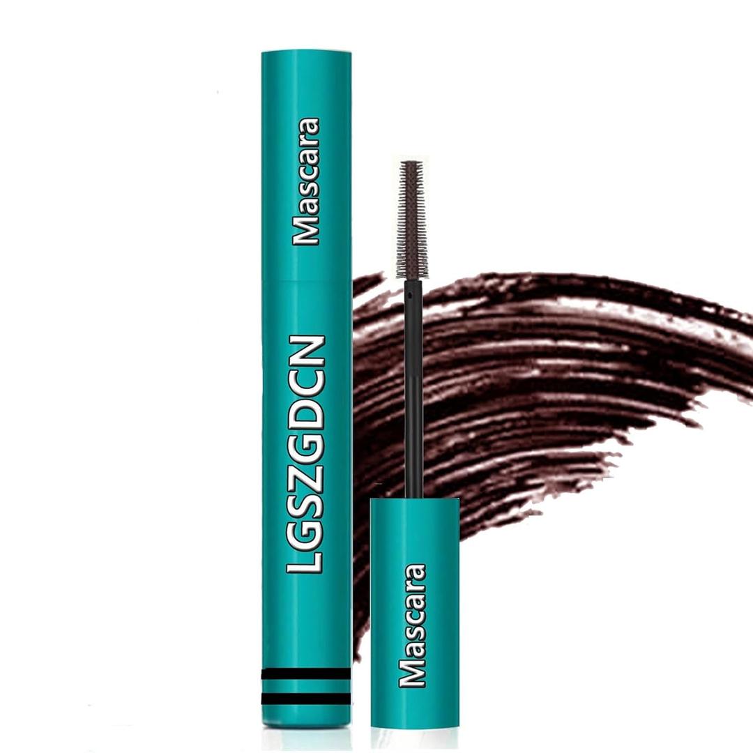 2 x Brown Mascara,eyeLash for Liquid Extensions Long-Lasting Formula Lengthening with Precision Brush Sensational Washable Keep Your Lashes Thick And Waterproof Smudge-Proof Hypoallergenic 0.39 OZ
