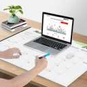 Desk Calendar 2025-2026, Desk Calendar Large 22x17, 18 Months Desk Top Calendar, From July 2025 to December 2026 with To Do & Notes, Holiday & Julian Date for Home, School & Office