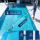 Saker Cordless Pool Vacuum Cleaner with 18.5GPM Powerful Suction