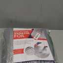 Reflective Bubble Insulation Sheet, Double Side Aluminum Foil Bubble Shield, Aluminum Foil Thermal Insulation Radiant Barrier for Windows, RV, Roof, Garage Door (23.6IN X 10FT)