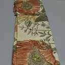 TSSOHU Vintage Flower Throw Pillow Covers 16x16 Brown Rust Colored Floral Botanical Pattern Decorative Pillows Outdoor Linen Farmhouse Cushion Case Country Pillowcase for Sofa Bed Room Decor Set of 2