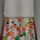 FLY2SKY Christmas Party Favors 25Pcs 3D LED Finger Lights for Kid & Adults Toys Light Up Rings Stocking Stuffers Party Favors Assorted Styles Gift Package No-Repeat Non Candy Gift New Version