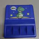 Montessori Matching Letter Game for Kids Ages 3-8 | Educational Learning Spelling Toys with Storage Function | Christmas Birthday Gifts for 3 4 5 6 Year Old Boys & Girls | Larger Blue (50% Bigger)