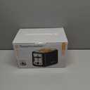 Toastmaster 2-Slice Toaster - Black with Stainless Steel - Kitchen Essential for Sandwich Bread & Breakfast Toast - Toaster with Wide Slots, High Rise Toast Lift & Cool-Touch Exterior