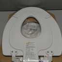 Mayfair NextStep2 Toilet Seat with Built-In Potty Training Seat, Slow-Close, Removable that will Never Loosen, Elongated, White