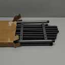 STORAGE MANIAC Expandable Shoe Rack, 12 Pairs Stackable Small Shoe Rack, Metal Adjustable Shoes Organizer for Closet, Entryway, Hallway, Garage, Front Door, Shoes Shelves, Black 3 Tier