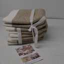 OIAHOMY 4 Pack Storage Baskets for Organizing, Basket for Shelves with Handle, Woven Baskets for Storage Toys, Towels, Books, Cotton Rope Basket 13" L x 9 " W x 7.8 " H, Brown & White