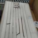 VEVOR Wooden Porch Swing 4 ft, Patio Bench Swing for Courtyard & Garden, Upgraded 880 lbs Strong Load Capacity, Heavy Duty Swing Chair Bench with Hanging Chains for Outdoors, White