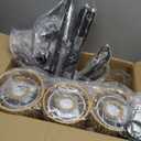 ZECOXOL Boho Floor Lamp for Living Room Bedroom-3 Light Dimmable Floor Lamp with Three Led Bulb, Rustic Tall Lamp Black Standing Lamp Tree Floor Lamps for Living Room Bedroom,Office,Corner (6.25inch, black-dimmbale-Straight)